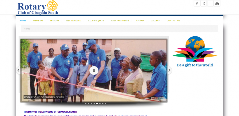 Rotary Club Website In Lagos 